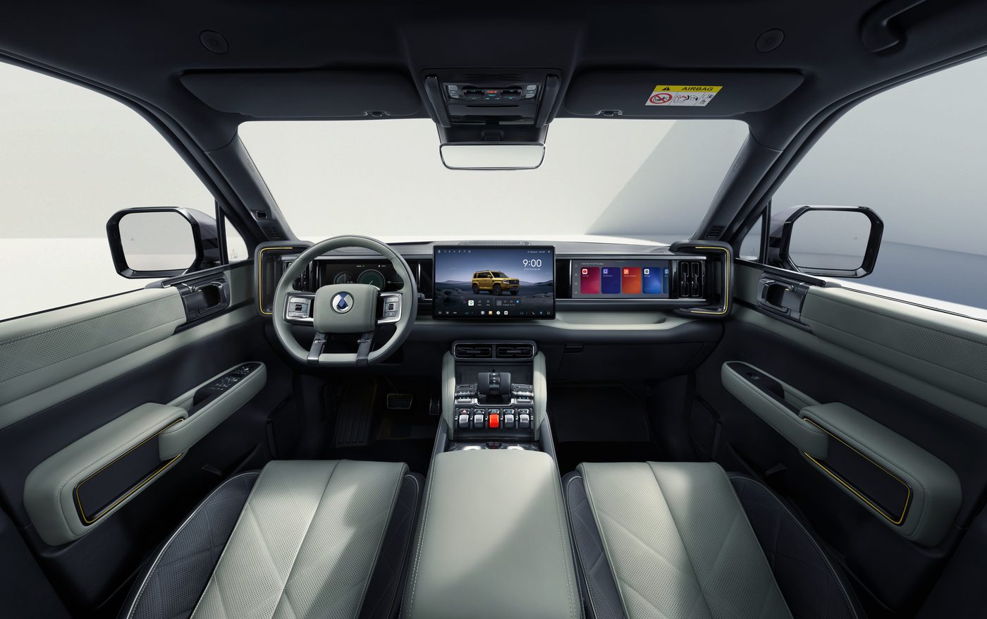 DENZA BAO 5 interior, cockpit multipantalla